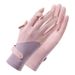 Sun protection gloves women's thin summer outdoor UV protection breathable flip anti-slip color matching riding ice silk gloves_maomaolike.com