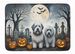 Old English Sheepdog Spooky Halloween Memory Foam Kitchen Mat Machine Washable Anti-Fatigue Mat Cushion Comfort Bath Mat Or Kitchen Rug_maomaolike.com
