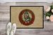 Alaskan Malamute Christmas Flowers Doormat Front Door Mat Indoor Outdoor Rugs For Entryway, Non Slip Washable Low Pile, 24H X 36W_maomaolike.com