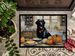 Black Lab Fall Kitchen Pumpkins Doormat Front Door Mat Indoor Outdoor Rugs For Entryway, Non Slip Washable Low Pile, 24H X 36W_maomaolike.com