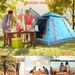 4-5 Person Pop-Up Camping Tent, Instant Setup Family Tent With 2 Mosquito Nets Windows, Portable For Hiking, Backpacking & Outdoor Adventures, Waterproof & Windproof_maomaolike.com