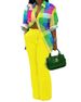 Women's fashion casual versatile printed long-sleeved pants suit_maomaolike.com