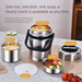 Youyoujia 304 Stainless Steel Insulated Vacuum Portable Lunch Box For Office Workers And Students, Thickened Three-Layer_maomaolike.com