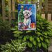 Maltese Christmas Reindeer Garden Flag Mailbox Flag Decorative Yard Flag Banner Outside Patio Artwork Yard Flower Beds, Garden Size, Multicolor_maomaolike.com