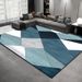 Living Room Rug Large Size Gorgeous Gold Frame Design Bedroom Rug Plush Thickened Machine Washable Thickened Underlay Interior Decorative Rug_maomaolike.com