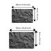 Bathroom Mat Toilet Mat Shower Mat Entrance Rug Absorbent Non-Slip Mat Soft Quick-Dry Machine Washable_maomaolike.com