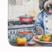 Bergamasco Sheepdog The Chef Memory Foam Kitchen Mat Machine Washable Anti-Fatigue Mat Cushion Comfort Bath Mat Or Kitchen Rug_maomaolike.com