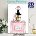Elegant Lady & Perfume Painting Poster, Stylish Illustration Of Lady On Pink Paris Perfume Bottle Poster, Feminine Chic Decor Ideal For Bedroom_maomaolike.com