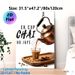 Chai Themed Painting Poster, Warm Rustic Vintage Copper Kettle Pouring Chai With Spices Poster, Cozy Cultural Decor Idea For Kitchen & Dining Area_maomaolike.com