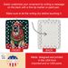 Mastiff Christmas Porcelain Ornament Christmas Tree Hanging Decorations For Home Christmas Holiday, Rectangle, Gift, Multicolor_maomaolike.com