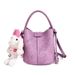 2026 New Korean Style Bucket Bag For Women, Versatile Soft Leather Crossbody Bag, Cute And Fashionable Shoulder Handbag_maomaolike.com