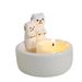 Ceramic New Cat Aromatherapy Candlestick Valentine's Day Kitten Ornaments_maomaolike.com