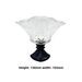 Set Of Two Black Crystal Glass Large Dried Fruit Plates Dessert Home Living Room Cups Carved European Style_maomaolike.com