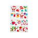12 Pack Christmas Gel Window Stickers, Christmas Santa Claus Snowman Snowflake Penguin Christmas Tree Gift Window Stickers For Kids Christmas Window Decoration._maomaolike.com