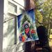 Black Toy Poodle Christmas Reindeer House Flag Large Porch Sleeve Pole Decorative Outside Yard Banner Artwork Wall Hanging, Polyester, House Size, Multicolor_maomaolike.com