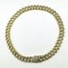 Unisex Hip Hop hipster Cuban Chain Diamond Bracelet 15 Complete diamond men and women hiphop necklace_maomaolike.com