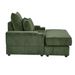 Spring Upholstered Armchair And Ottoman Set - Comfortable Single Sofa With Cup Holder , Corduroy Fabric And Storage, Perfect For Living Room Or Bedroom (Green)_maomaolike.com