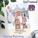 Pope Leo XIV Religious Painting Poster, Serene Warm-toned Snowy Vatican Scene Poster, Inspirational Faith-themed Decor Ideal For Home, Prayer Room_maomaolike.com