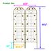 2 Pack Metal Garden Trellis 71" X 19.7" Rustproof Trellis For Climbing Plants Outdoor Flower Support Brown_maomaolike.com