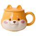 Ceramic Cup With Lid, High Value Ins Style, Home Couple Water Cup, Souvenir Gift Mug_maomaolike.com