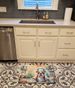 English Bulldog The Chef Memory Foam Kitchen Mat Machine Washable Anti-Fatigue Mat Cushion Comfort Bath Mat Or Kitchen Rug_maomaolike.com