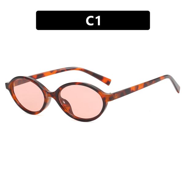 Unisex Small oval frame bookish sunglasses Fashion sunglasses Women's high sense sunglasses_maomaolike.com