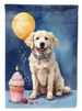Kuvasz Happy Birthday House Flag Large Porch Sleeve Pole Decorative Outside Yard Banner Artwork Wall Hanging, Polyester, House Size, Multicolor_maomaolike.com