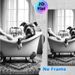 Dog In Bathtub Painting Poster, Monochrome Vintage Bathtub Scene Poster, Playful Whimsical Design, Ideal For Bathroom And Living Room Decor_maomaolike.com