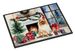 Pomeranian Cozy Christmas Doormat Front Door Mat Indoor Outdoor Rugs For Entryway, Non Slip Washable Low Pile, 24H X 36W_maomaolike.com