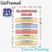 Classroom Rules Painting Poster, Vibrant Doodle-style Poster, Clear Classroom Conduct Guidelines To Foster Orderly Learning Atmosphere, Suitable For_maomaolike.com