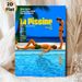 Swimming Pool Themed Movie Painting Poster, Vibrant Retro Cinematic Scene Poster, Stylish Vintage Film Artwork Suitable For Home Theater, Living Room_maomaolike.com