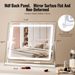 VEVOR Lighted Makeup Mirror 3 Color Vanity W/ USB Port Magnification21.7x17.7 In_maomaolike.com