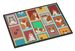 Lots Of Red And White English Bulldog Doormat Front Door Mat Indoor Outdoor Rugs For Entryway, Non Slip Washable Low Pile, 24H X 36W_maomaolike.com