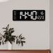 16inch Large Screen Function Display Nordic Digital Simple Living Room LED Wall Clock 6626_maomaolike.com