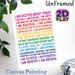 Positive Affirmations Painting Poster, Vibrant Colorful Typography Poster, Inspirational Self-affirmation Statements To Boost Daily Positivity_maomaolike.com