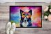 Border Collie Hippie Dawg Doormat Front Door Mat Indoor Outdoor Rugs For Entryway, Non Slip Washable Low Pile, 24H X 36W_maomaolike.com