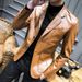 Men's Clothing Leather Suit Autumn New Casual Jacket Style Slim Lapel Leather Suit Leather Jacket Men's_maomaolike.com