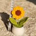 A Charming Hand-woven Sunflower Potted Decoration That Perfectly Enhances The Christmas And Winter Atmosphere And Feels Comfortable To The Touch_maomaolike.com