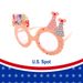 Happy Birthday Sunglasses Cream Cake Funny Glasses Birthday Party Supplies 9.5cm*14.5cm 12pcs_maomaolike.com