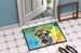 Bullmastiff Hippie Dawg Doormat Front Door Mat Indoor Outdoor Rugs For Entryway, Non Slip Washable Low Pile, 24H X 36W_maomaolike.com
