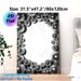 Disco Ball Painting Poster, Monochrome Glossy Mirrored Disco Balls Framed Poster, Brings Retro Party Vibe, Suitable For Living Room, Home Bar And_maomaolike.com