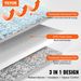 VEVOR Double Reflective Insulation Roll Foam Core Radiant Barrier 300 In X 48 In X 19/32 Inch_maomaolike.com