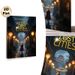 Keeper Of The Lost Cities Themed Painting Poster, Mysterious Rainy Ancient Lane Scene Poster, Atmospheric Literary Artwork For Bedroom, Study Room_maomaolike.com