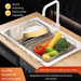 Drain Retractable Vegetable Washing Basket Kitchen Dish Draining Storage Rack Sink Dishwashing_maomaolike.com