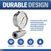 ESSENTIAL WASHER Pressure Washer Gauge Kit 5800 PSI, 3/8 Inch Quick Connect With Plug, Pressure Gauge For Power Washer_maomaolike.com