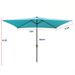 10 X 6.5Ft Rectangular Patio Solar LED Lighted Outdoor Market Umbrellas With Crank And Push Button Tilt For Garden Shade Swimming Pool_maomaolike.com
