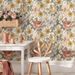 45cm*300cm Elegant Floral Wallpaper | Peel & Stick Removable Waterproof | Vintage Botanical Wall Decor | Renter-Friendly_maomaolike.com