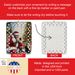 Black Pug And Santa Claus Porcelain Ornament Christmas Tree Hanging Decorations For Home Christmas Holiday, Rectangle, Gift, Multicolor_maomaolike.com