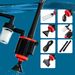 Dog Hair Dryer, 5 In 1 Portable Handheld Dog Dryer With Smart Temperature Adjustment, Dog Blow Dryer With Grooming Brush For Home, Pet Washing Station, Travel_maomaolike.com