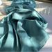 Unisex Natural crepe monochrome long pirn crepe silk scarf Scarf_maomaolike.com